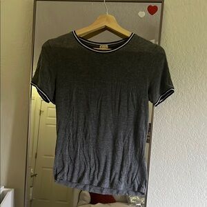 Garage Gray Short Sleeve Tee with Crew Neck